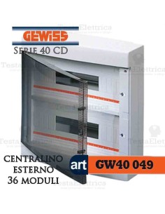 Centralino 36 moduli per quadri elettrici esterni 40049 Gewiss