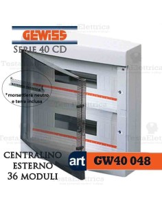 Centralino 36 moduli per quadri elettrici esterni 40049 Gewiss