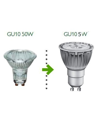 Lampada led Dicroica GU10 220V 5W spot deco Wiva