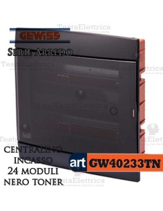 Centralino 24 moduli  per quadri elettrici incasso  Arredo Gewiss