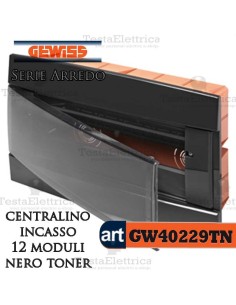 Centralino 12 moduli  per quadri elettrici incasso  Arredo Gewiss