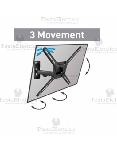 Staffa per TV curve max 69 Pollici Barkan