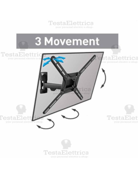 Staffa per TV curve max 69 Pollici Barkan