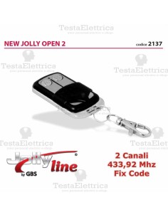 Telecomando universale programmabile autoaOpen 433 2 CH Gbs 