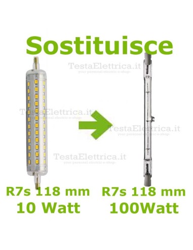 Lampada Led R7s 117 mm 10 W GBC