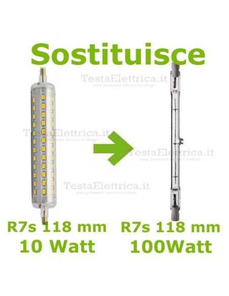 Lampada Led R7s 117 mm 10 W GBC