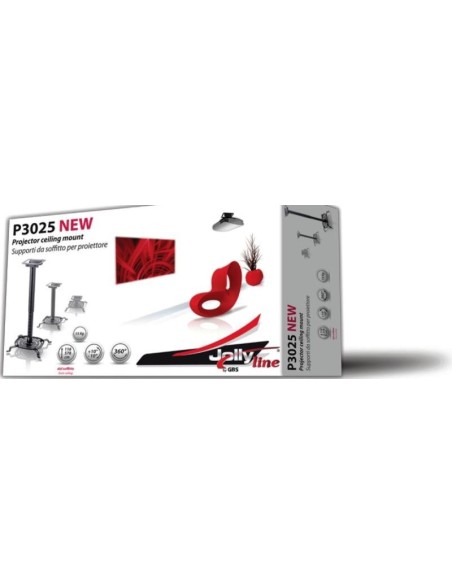 Staffa per proiettori universale da soffitto Gbs 