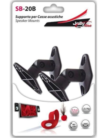 Coppia di staffe per casse acustiche universale  Gbs