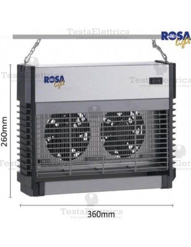 Zanzariera Elettrica con Ventole Rosalight