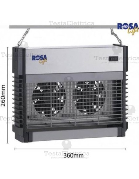 Zanzariera Elettrica con Ventole Rosalight