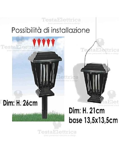 Zanzariera Elettrica ad Energia Solare