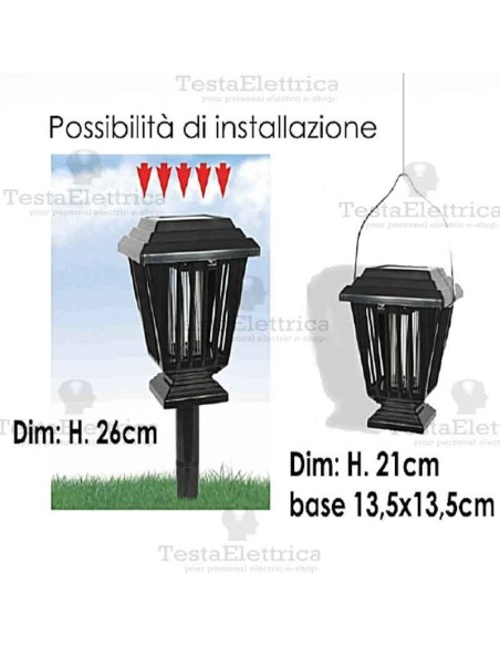 Zanzariera Elettrica ad Energia Solare