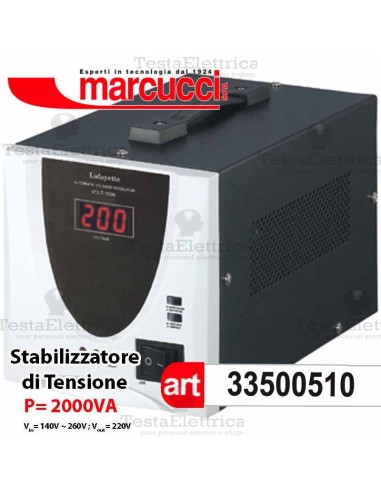 Stabilizzatore di Tensione 2000VA Marcucci