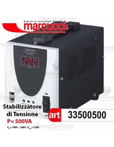 Stabilizzatore di Tensione 1000VA Marcucci