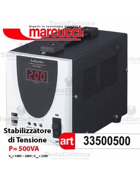 Stabilizzatore di Tensione 1000VA Marcucci