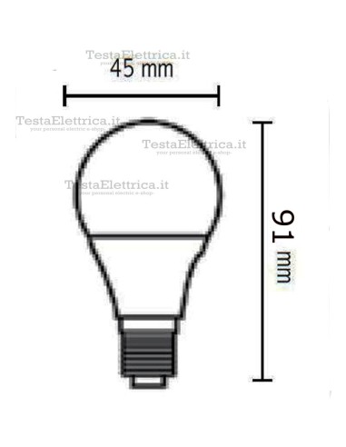 Lampadina a led  mini goccia 4  Watt E14 