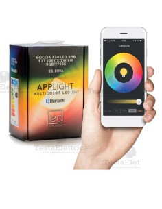 Lampadina a led  con Bluetooth RGB 6W E27 ReeR 2