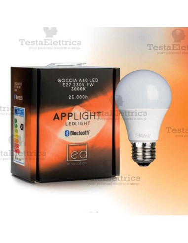Lampadina a led Bluetooth 9W 3000K E27 ReeR