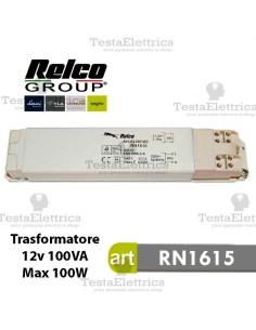 Trasformatore elettromeccanico 12v 100VA Slim 100 Relco