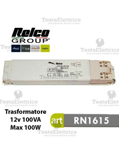 Trasformatore elettromeccanico 12v 100VA Slim 100 Relco