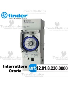 Interruttore orario giornaliero Finder