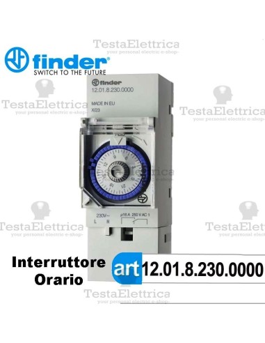 Interruttore orario giornaliero Finder