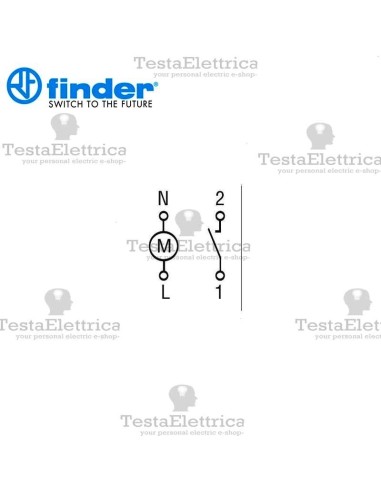 Interruttore orario giornaliero Finder