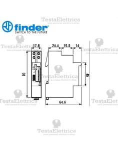 Interruttore orario giornaliero Finder 2