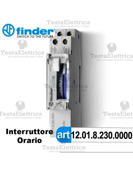 Interruttore orario giornaliero Finder