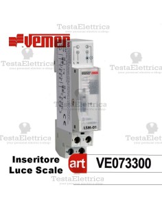 Temporizzatore elettromeccanico luci scale Vemer