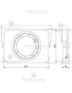 Faro a Led 30 watt Oblò Wiva 2