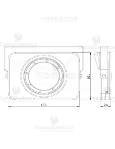 Faro a Led 10 watt Oblò Wiva 2