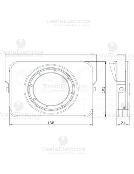 Faro a Led 10 watt Oblò Wiva