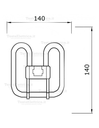 Lampada 2d 16W GR8 2 pin Gemini