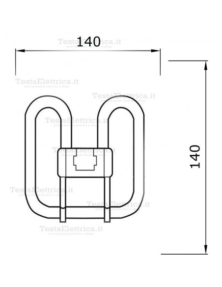 Lampada 2d 16W GR8 2 pin Gemini
