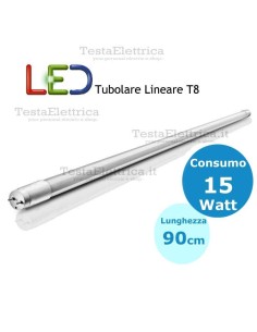 Tubo a led 90 cm T8 15 watt Dgk