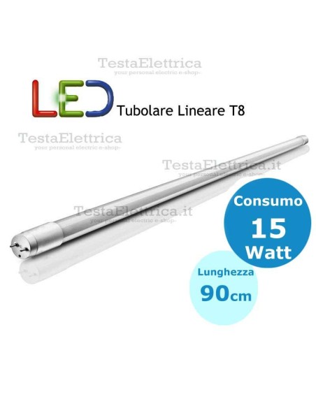 Tubo a led 90 cm T8 15 watt Dgk