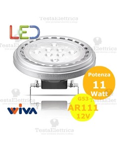 Lampada AR 111 a led  12V G53 11W   Wiva