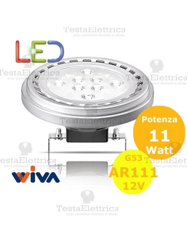 Lampada AR 111 a led  12V G53 11W   Wiva