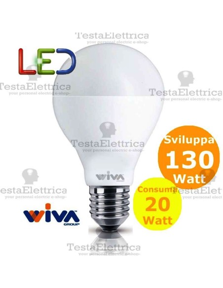 Lampadina a led  goccia 20 Watt E27 Basic Wiva