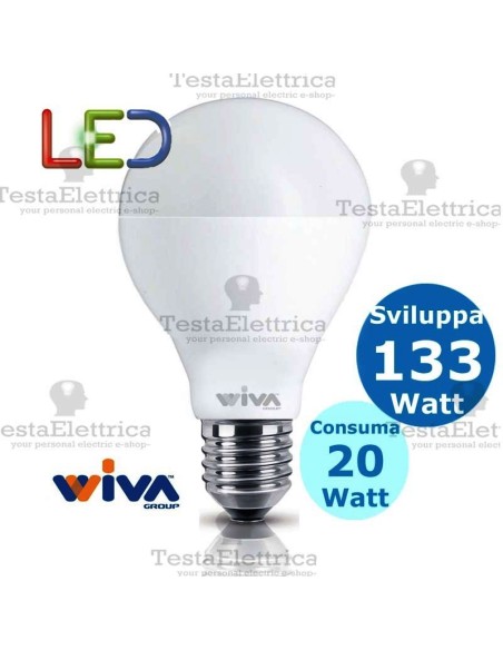 Lampadina a led  goccia 20 Watt E27 Basic Wiva
