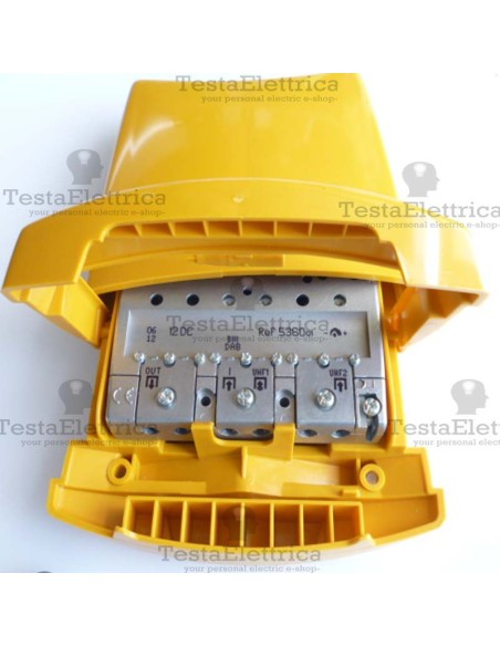 Kit amplificatore da palo + alimentatore Televes 