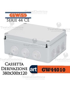 Cassetta di derivazione da parete  38x30x12 cm Gewiss