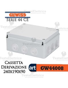 Cassetta di derivazione da parete  24x19 cm Gewiss