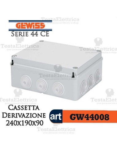 Cassetta di derivazione da parete  24x19 cm Gewiss