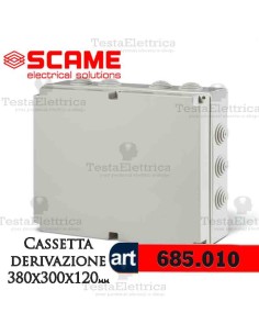 Cassetta di derivazione da parete  38x30x12 cm Scame