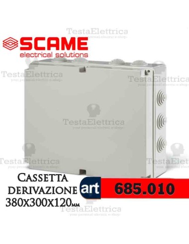 Cassetta di derivazione da parete  38x30x12 cm Scame