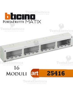 Calotta portafrutti 16 posti Idrobox Matix Bticino