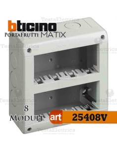 Calotta portafrutti 8 posti Idrobox Matix Bticino