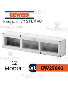 Cassetta portafrutti 12